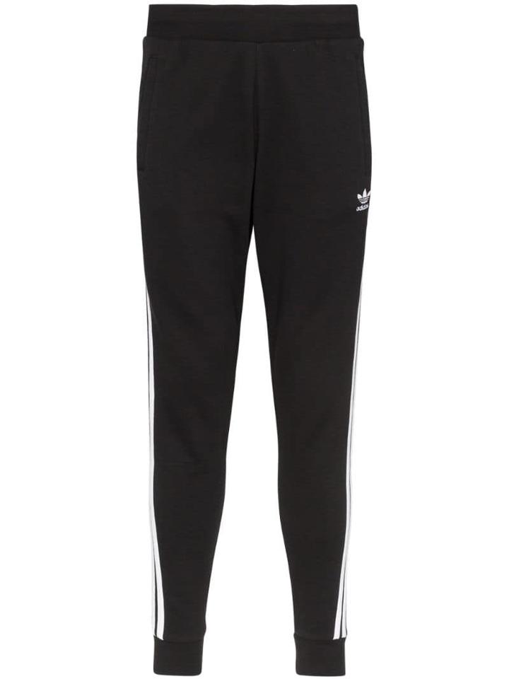 Adidas Three-stripe Track Trousers - Black