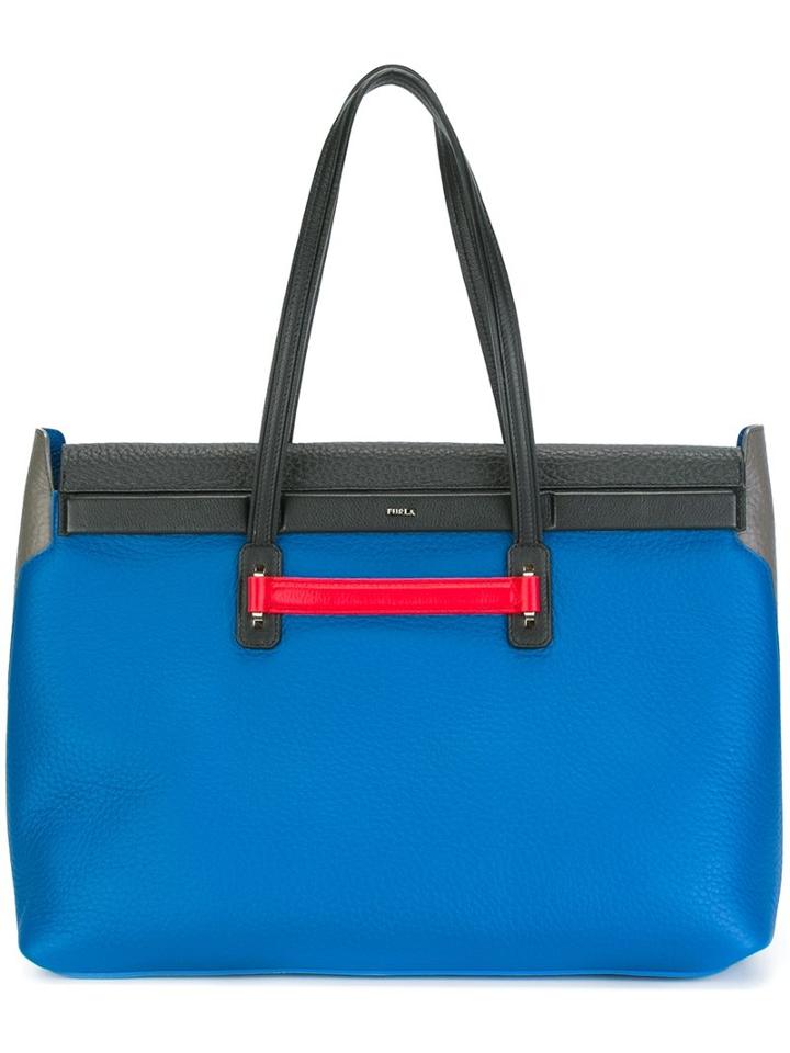 Furla Extra Large 'supernova' Tote, Women's, Blue