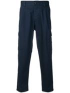 Pt01 Straight-leg Cargo Trousers - Blue