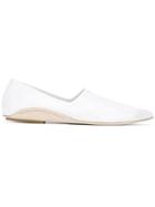 Marsèll Patent Pointed Toe Slippers - White