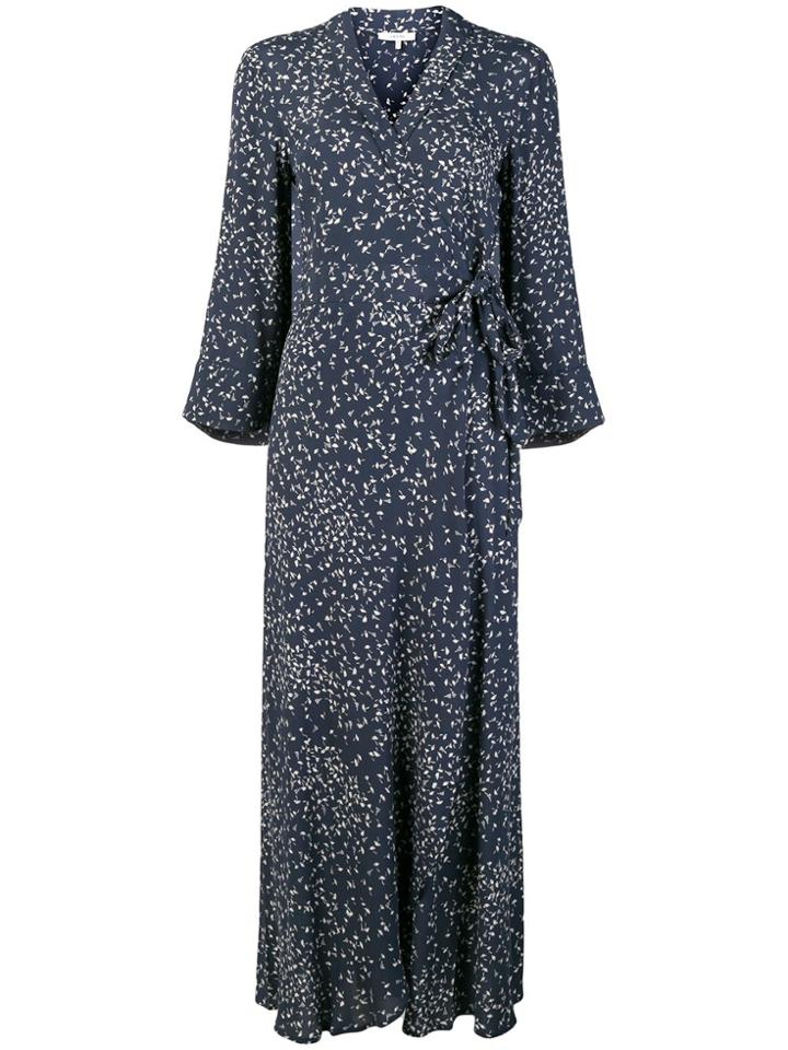 Ganni Wrap Dress - Blue