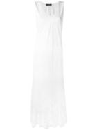 Twin-set Lace Detailing Dress, Women's, Size: Xs, White, Cotton/viscose/polyamide