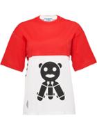 Prada Pradamalia Cotton Jersey T-shirt - Red