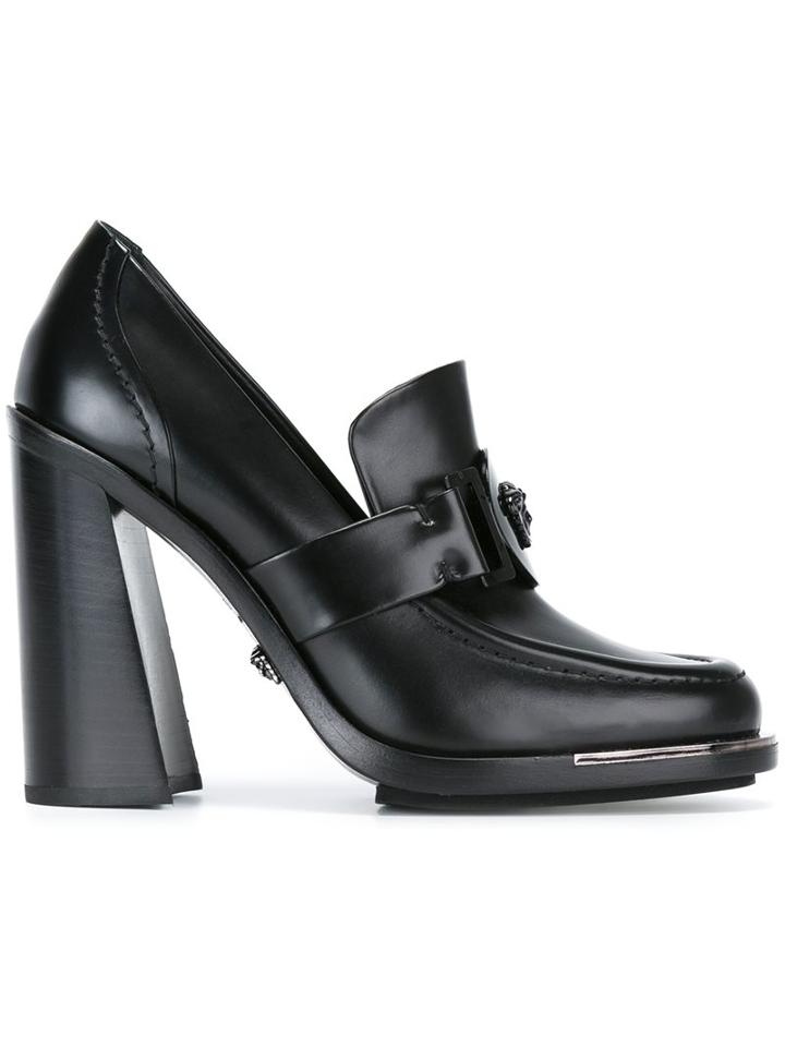 Versace Medusa Head Strap Mocassins