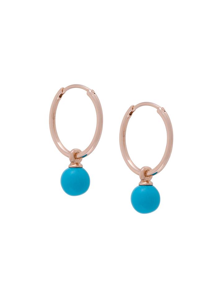 Astley Clarke Vera Drop Hoop Earrings - Metallic