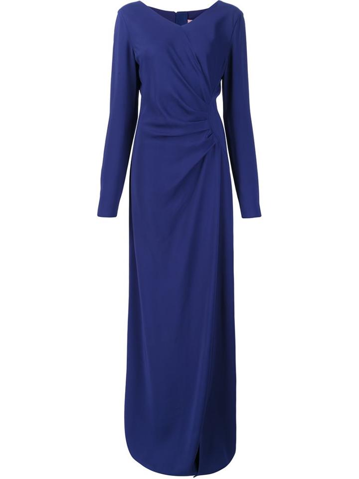 Lanvin Wrap Maxi Dress