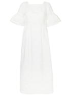 Talitha Sarafina Lace Insert Dress - White