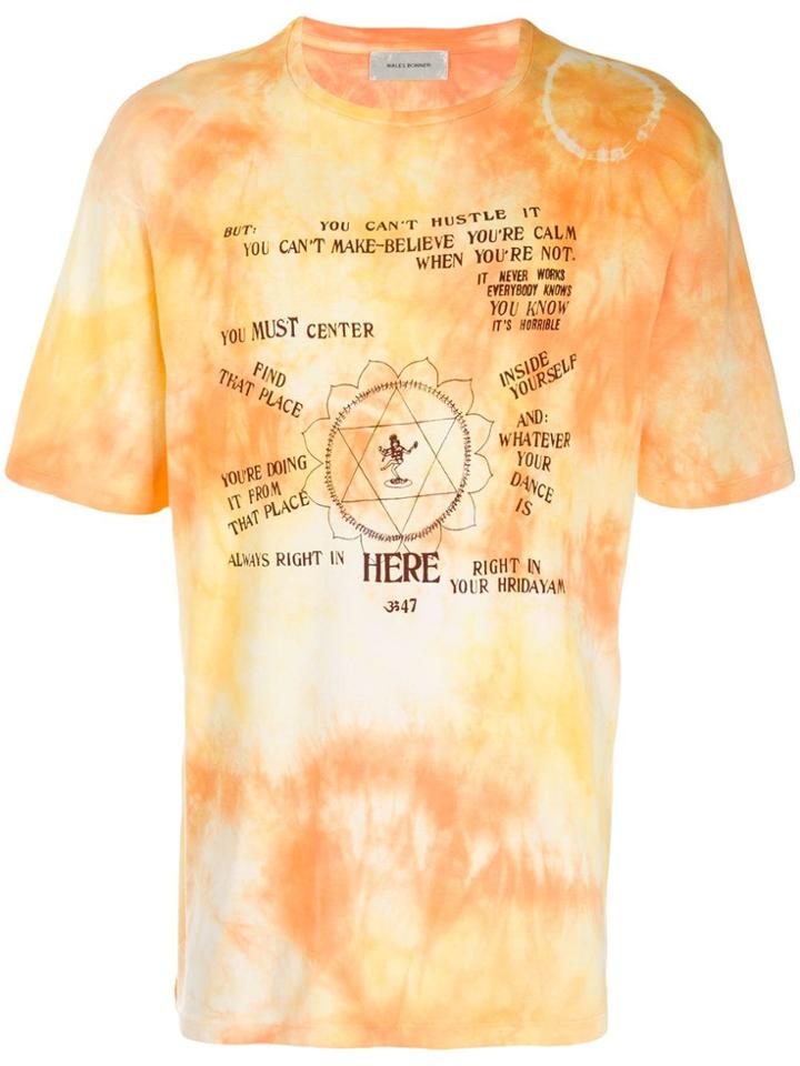 Wales Bonner Tie Dye T-shirt - Orange