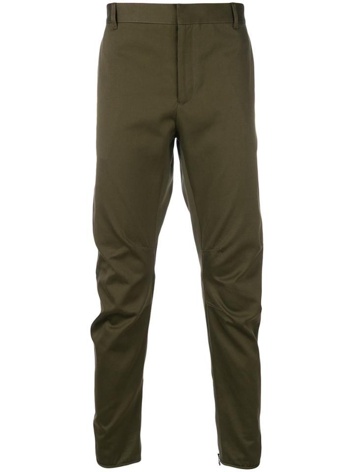 Lanvin Zipped Cuff Trousers - Green