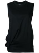 08sircus - Sleeveless Top - Women - Cotton - 36, Black, Cotton