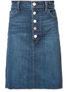 J Brand Roleen Denim Skirt, Women's, Size: 26, Blue, Cotton/polyester