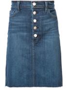 J Brand Roleen Denim Skirt, Women's, Size: 26, Blue, Cotton/polyester