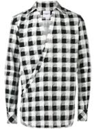 The Soloist - Crossover Oriental Shirt - Men - Cotton - Xl, Black, Cotton