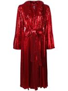 Atu Body Couture Hooded Sequin Dress - Red