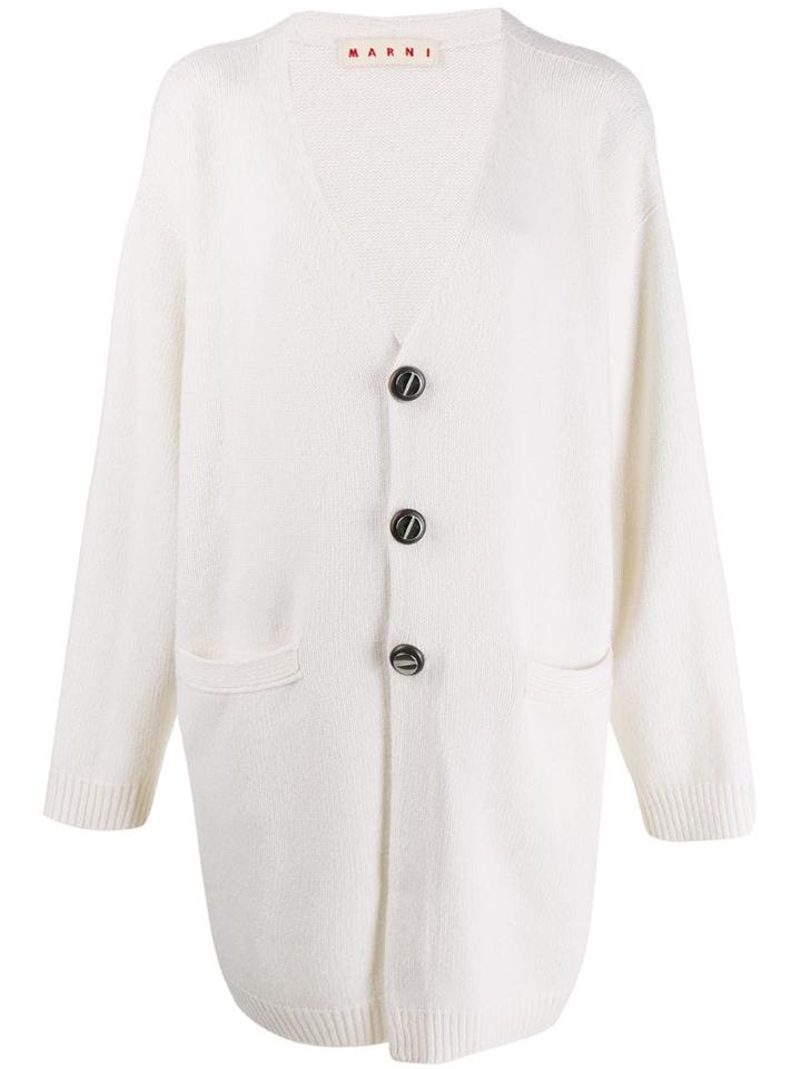 Marni Long Length Cardigan - Neutrals