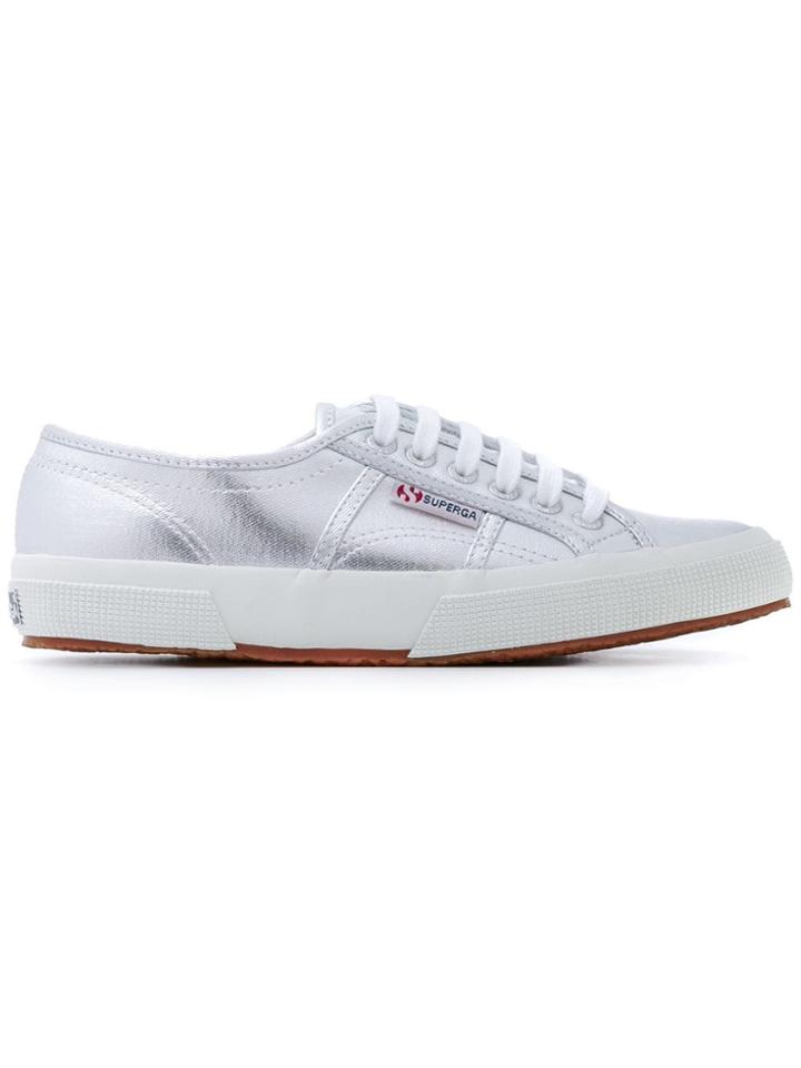 Superga Classic Lace-up Sneakers - Silver
