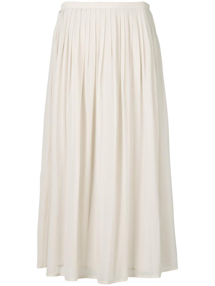 Fabiana Filippi Flared Midi Skirt - Nude & Neutrals