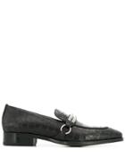 Giuseppe Zanotti Embossed Angeles Loafers - Black