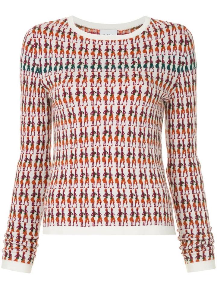 Barrie Mini Boxer Boy Cashmere Round Neck Pullover - Red