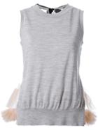 Muveil Tule Detail Tank Top