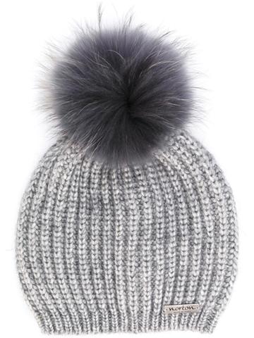 Norton Pom Pom Beanie - Grey