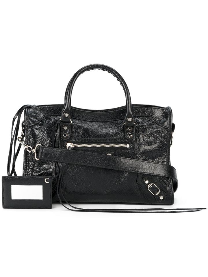 Balenciaga Black Leather Classic City Bag