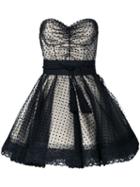 Marc Jacobs - Polka Dot Cocktail Dress - Women - Silk/polyester - 2, Black, Silk/polyester