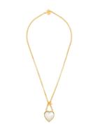 Sonia Rykiel Vintage Heart Pendant Necklace, Women's, Metallic