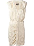 Isabel Marant 'sudley' Jacquard Dress, Women's, Size: 38, Nude/neutrals, Cotton/ramie/viscose