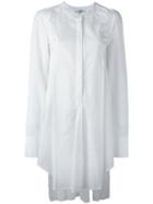 Io Ivana Omazic Elongated Pleat Detail Shirt, Women's, Size: 42, White, Cotton