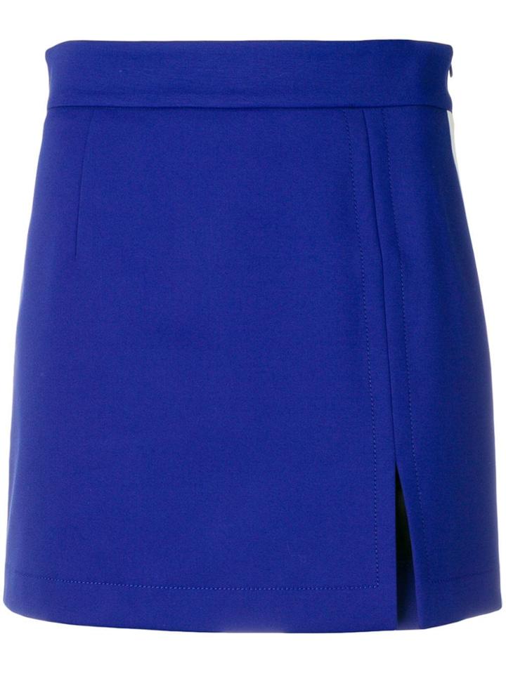 Ssheena Slit Mini Skirt - Blue