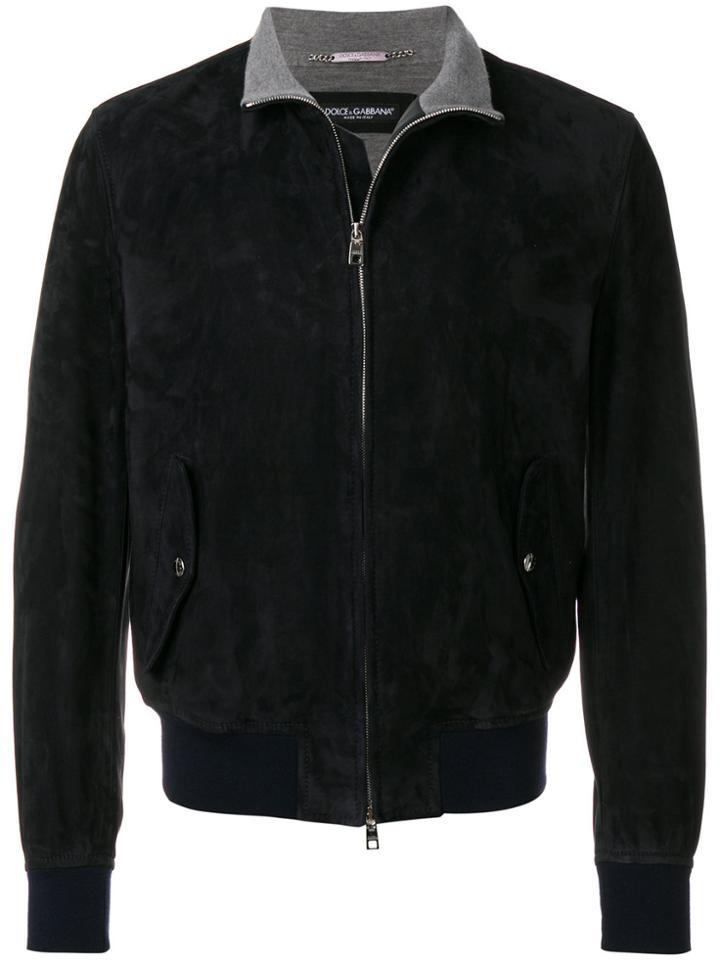 Dolce & Gabbana Zipped Jacket - Blue