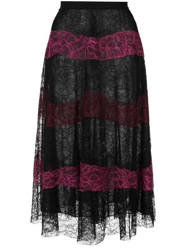 Sachin & Babi Verma Lace Skirt - Black