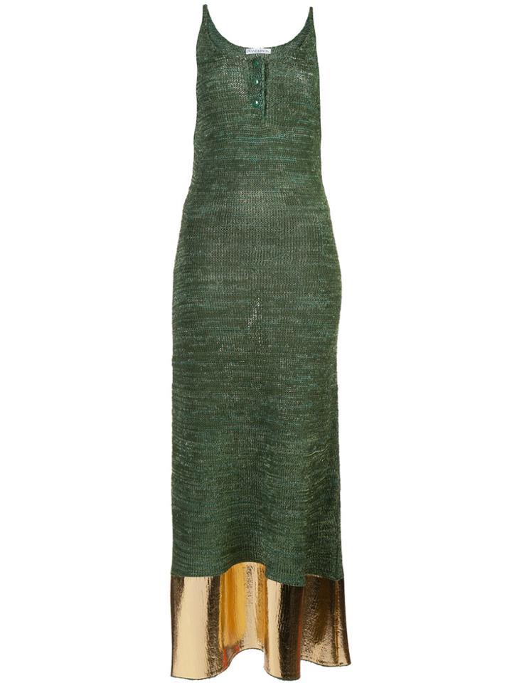 Jw Anderson Long Tank Dress - Green
