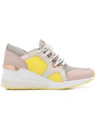 Michael Michael Kors Panelled Lace-up Sneakers - Yellow