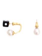 Nektar De Stagni Pearl & Onyx Earrings