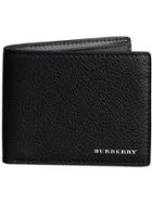 Burberry Grainy Leather Bifold Wallet - Black