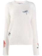 Stella Mccartney Flora And Fauna Sweater - White