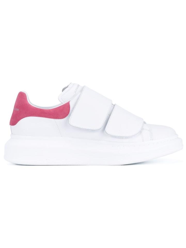 Alexander Mcqueen Extended Sole Sneakers, Women's, Size: 40, White, Rubber/leather/suede