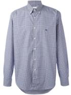 Etro Gingham Check Shirt, Men's, Size: 42, Blue, Cotton