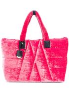 Moncler Quilted Large Tote Bag - Pink & Purple
