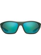 Prada Eyewear Round Sports Sunglasses - Green