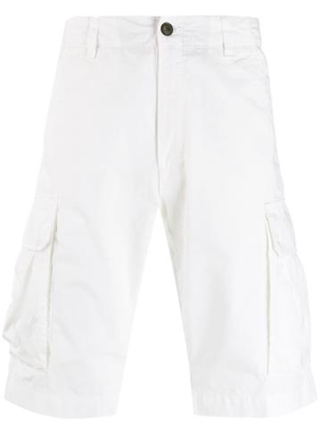 Perfection Long Cargo Shorts - White