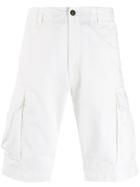 Perfection Long Cargo Shorts - White