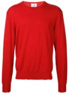 Kent & Curwen Crew Neck Jumper, Men's, Size: Large, Red, Wool