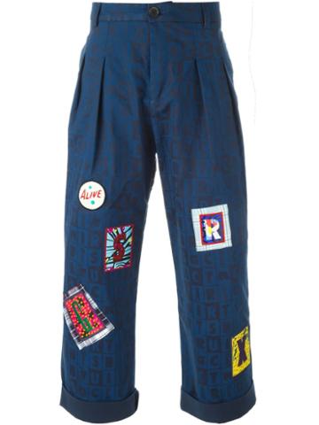Kit Neale Patched Cropped Trousers