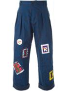 Kit Neale Patched Cropped Trousers