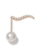 Yoko London 18kt Yellow Gold Novus South Sea Pearl And Diamond Ear