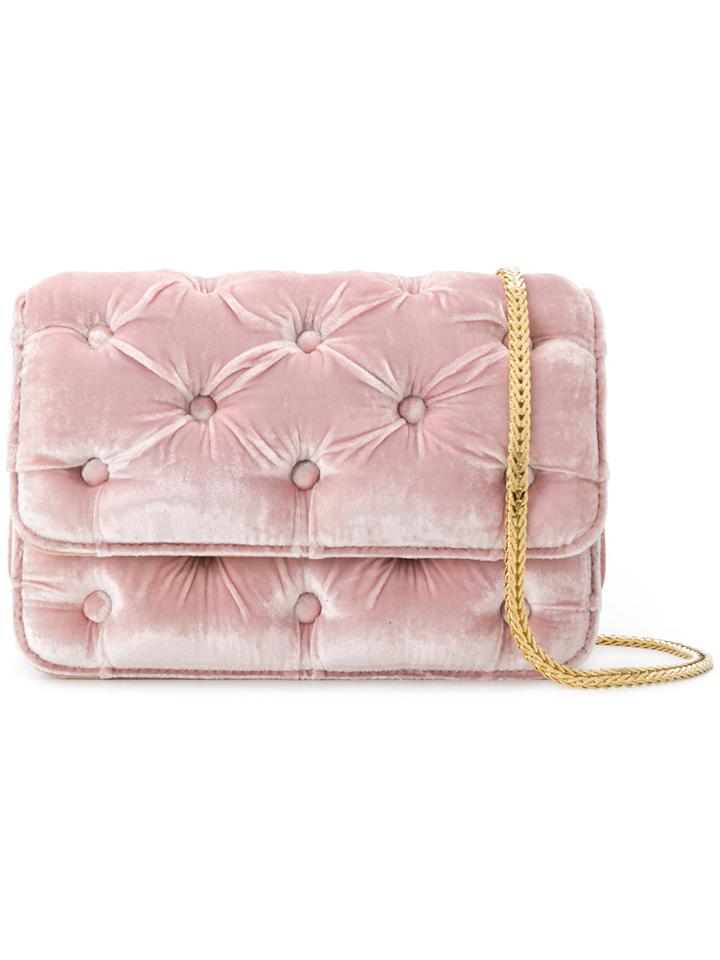 Benedetta Bruzziches Carmen Shoulder Bag - Pink & Purple