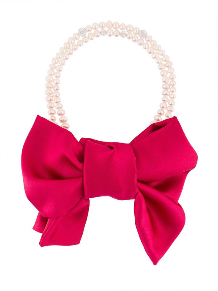 Magda Butrym Lily Choker Necklace - Pink & Purple